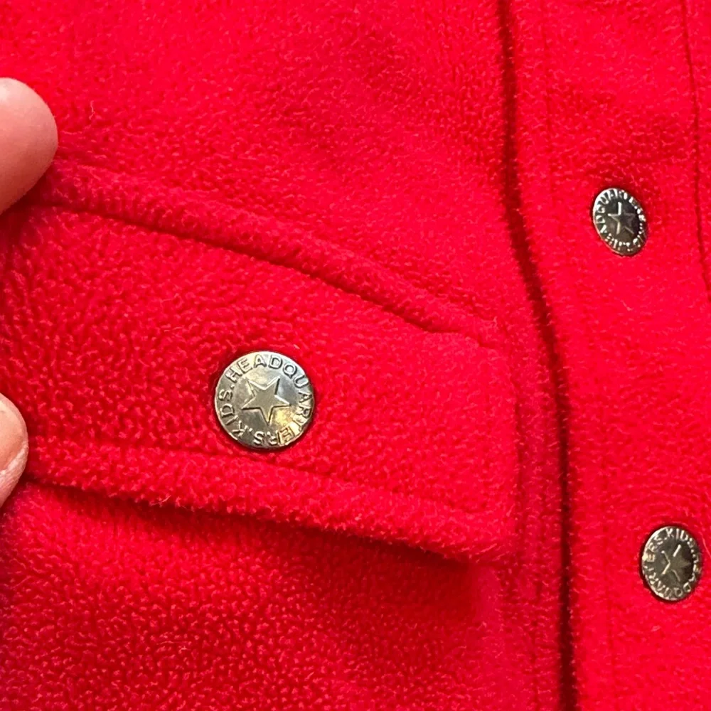 Kids Headquarters Red and Black Hooded Jacket C17-008